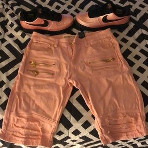 ✨ Nike Air Force Ones and Pink Shorts to Match! ✨